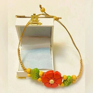 💗Boho style wooden  bracelet/anklet 💗